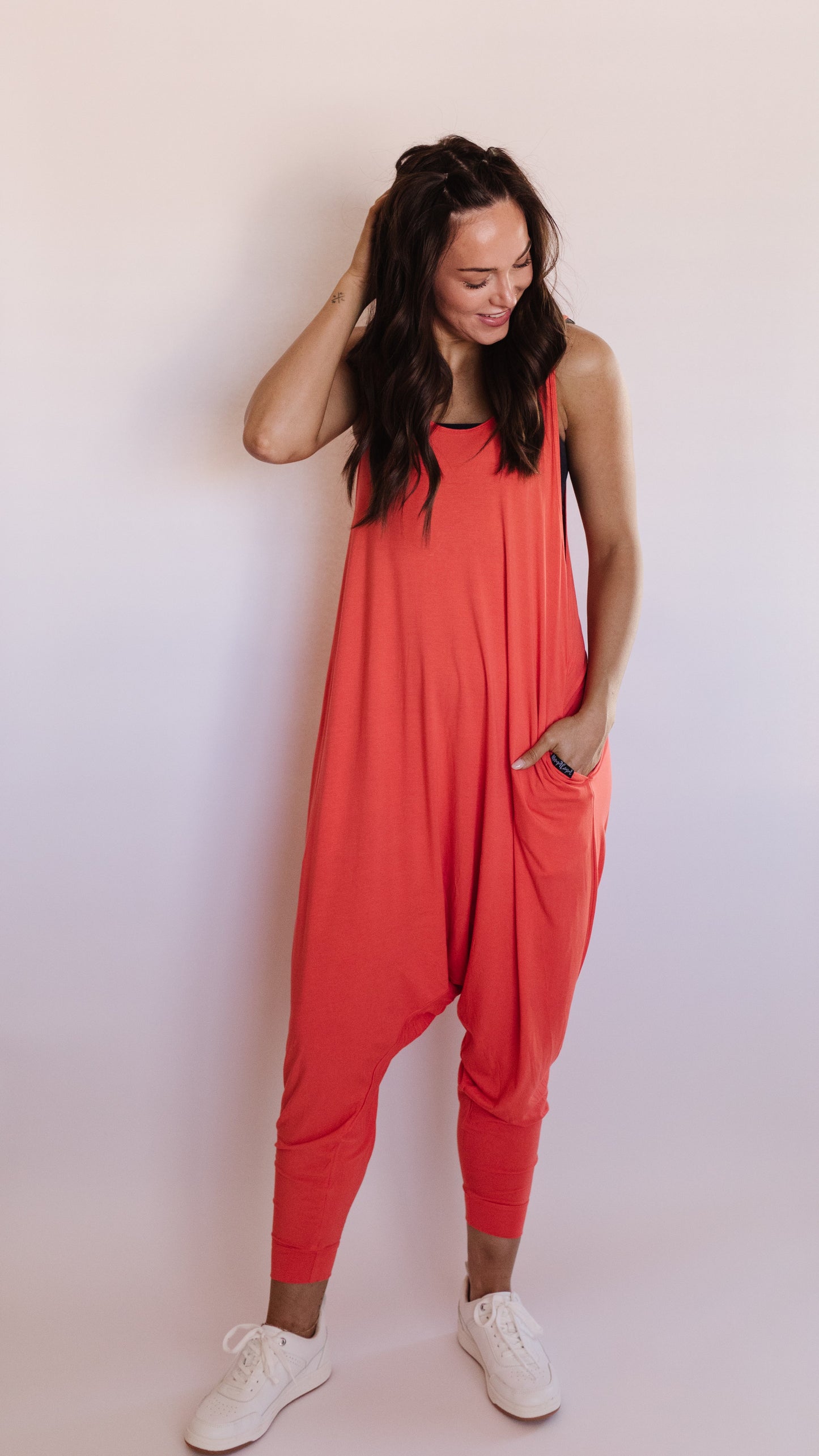 Coral Pink (Limited Edition) Momper Romper Jumpsuit