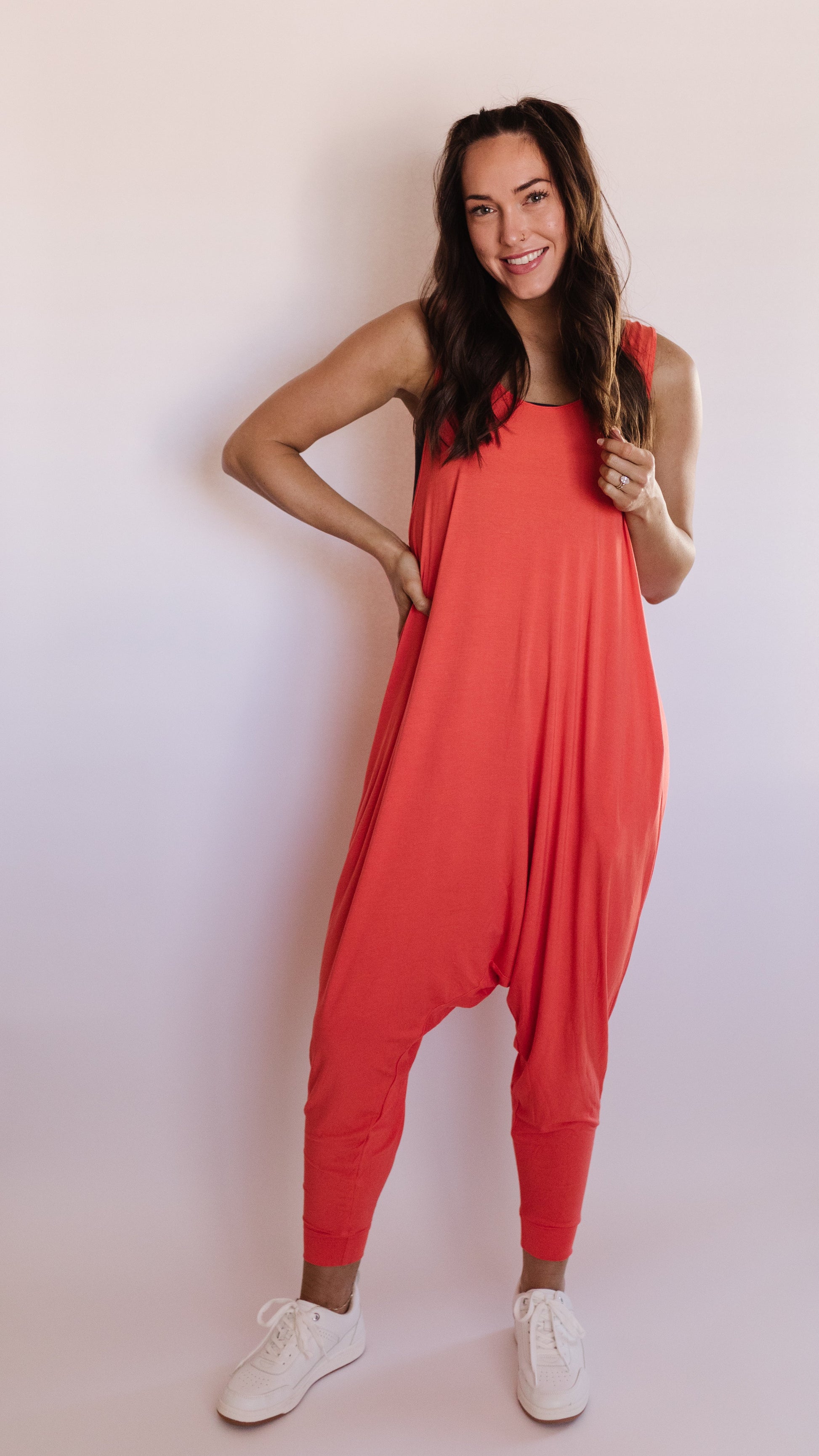 Coral Pink (Limited Edition) Momper Romper Jumpsuit