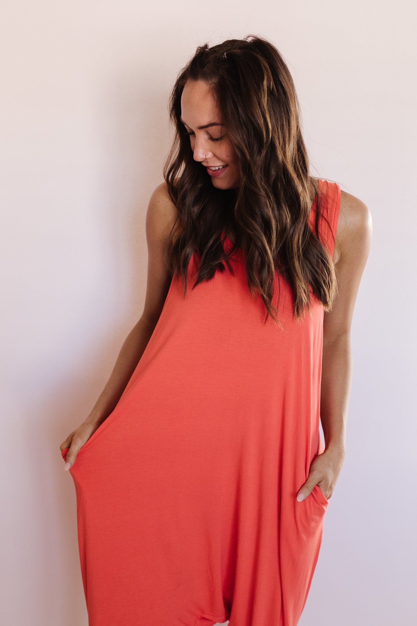 Coral Pink (Limited Edition) Momper Romper Jumpsuit