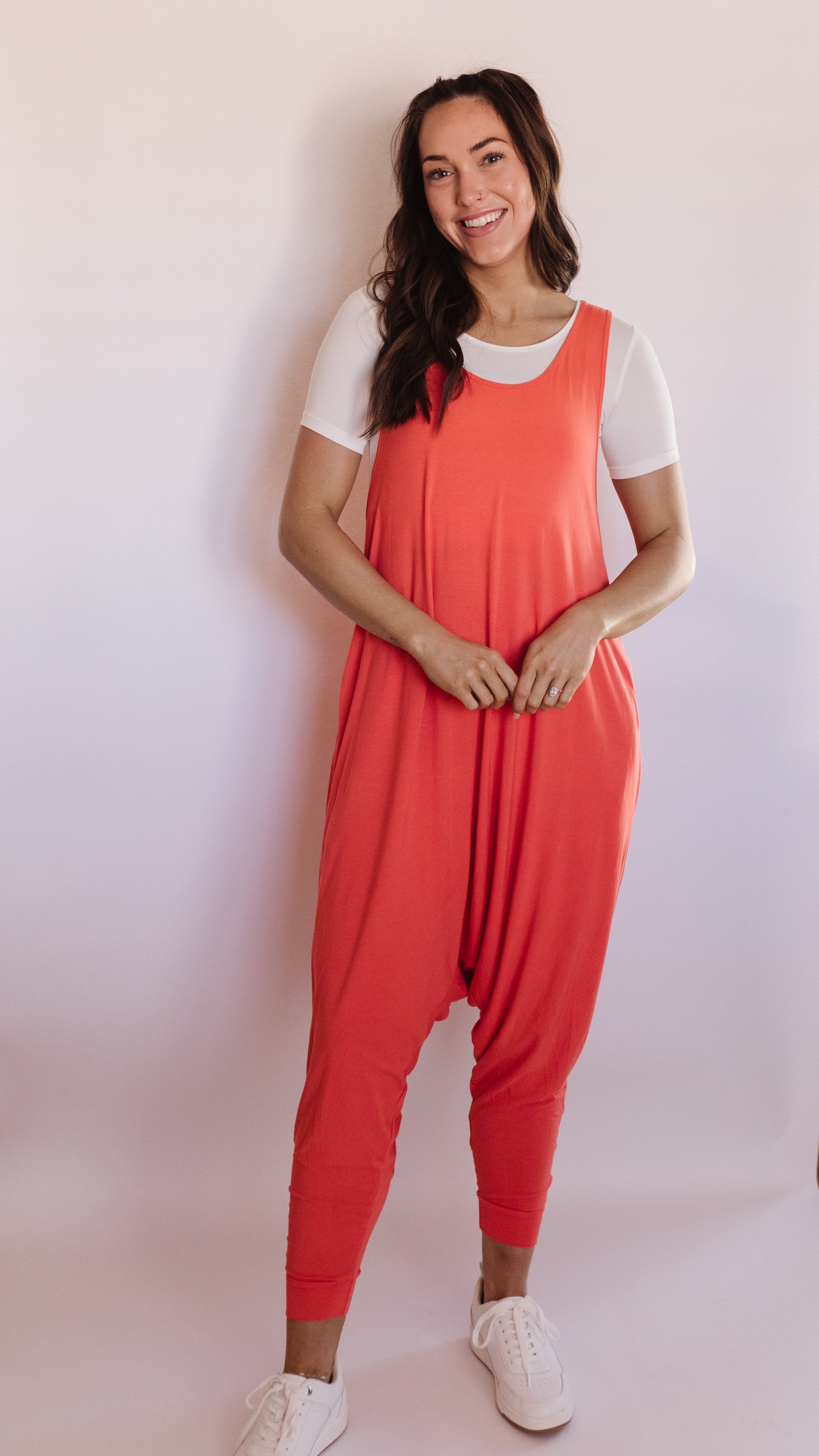 Coral Pink (Limited Edition) Momper Romper Jumpsuit