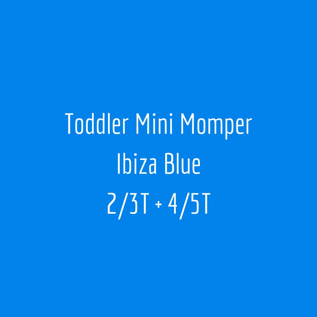 Toddler Mini Momper. Ibiza Blue (Limited Edition). 2/3T + 4/5T