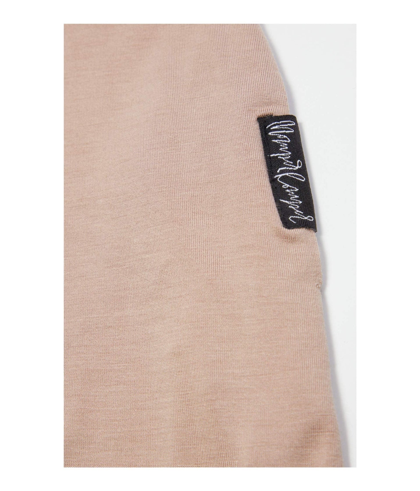 Toddler Momper Romper in Taupe.