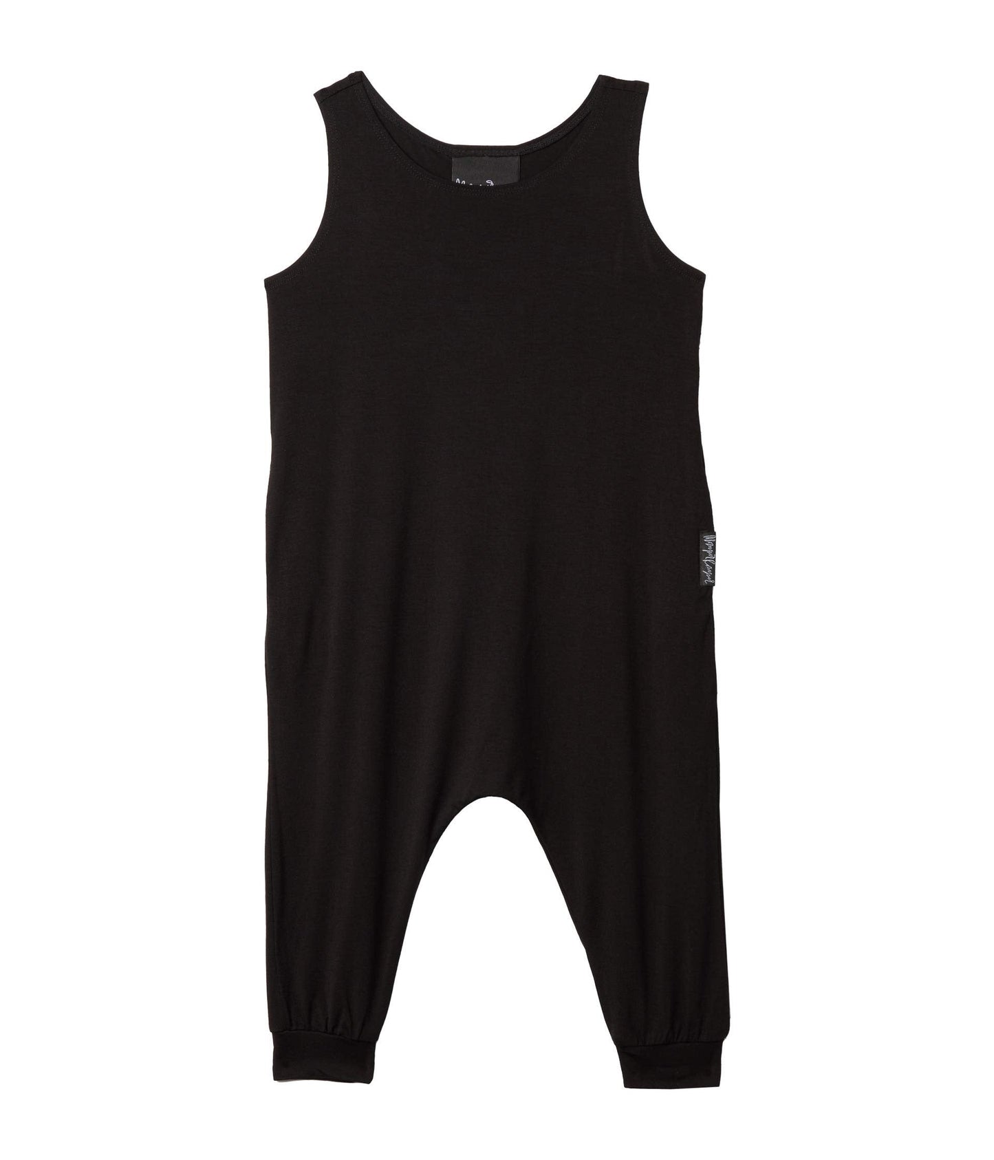 Toddler Momper Romper in Black.