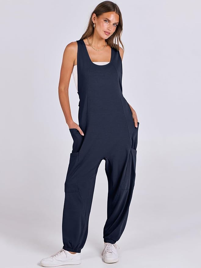 Double Pocket Momper Jumpsuit