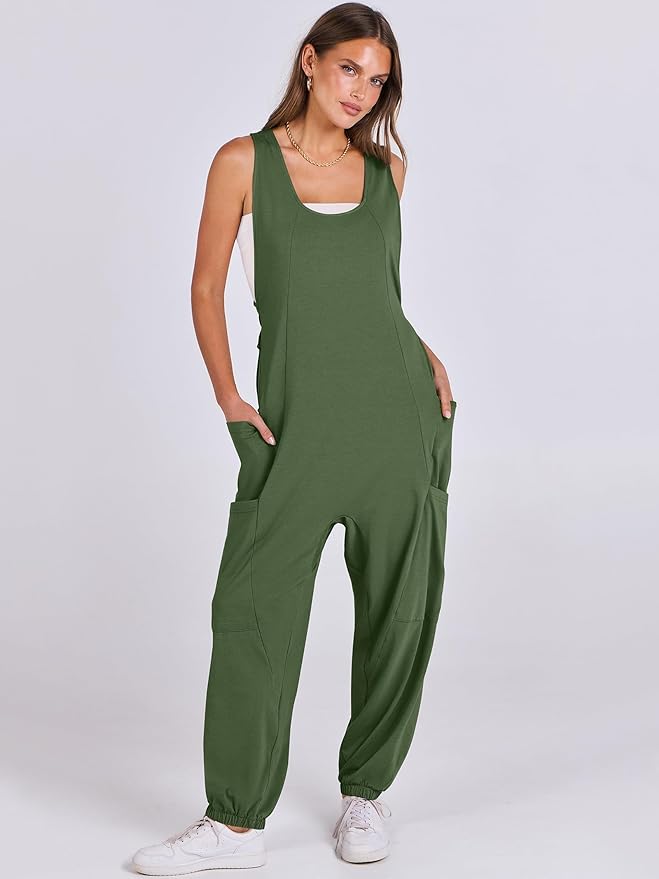 Double Pocket Momper Jumpsuit