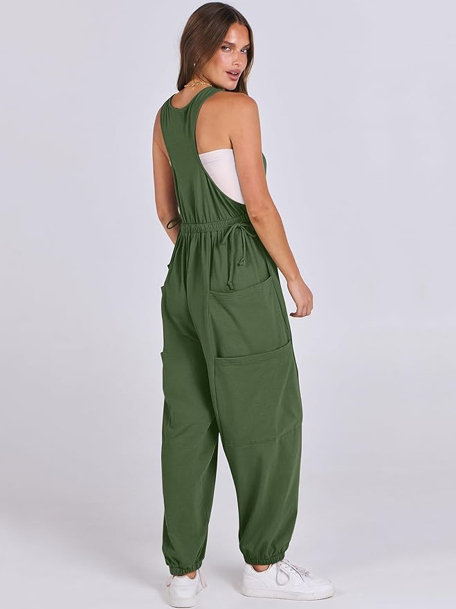 Double Pocket Momper Jumpsuit