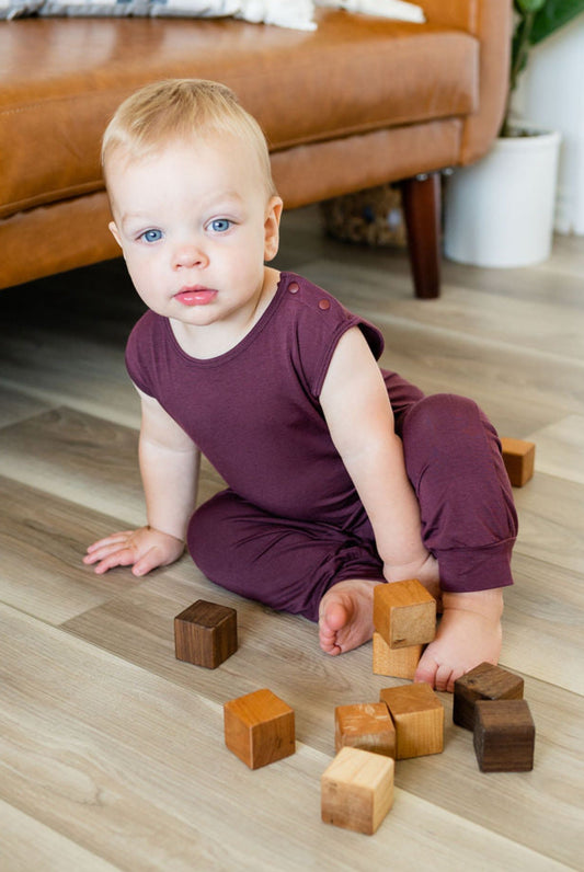 Black Baby Romper