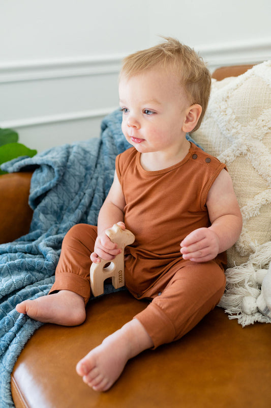 Black Baby Romper