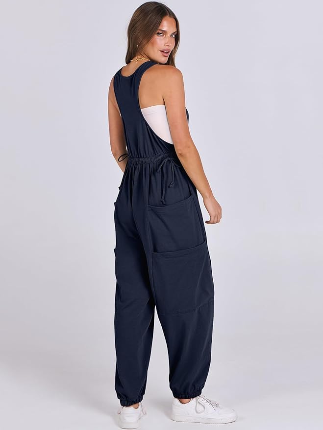 Double Pocket Momper Jumpsuit